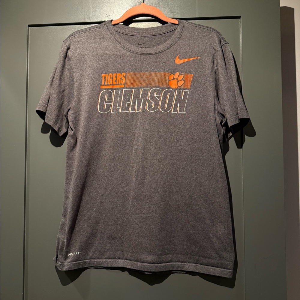 Nike Gray Clemson Tigers Short Sleeve Tee